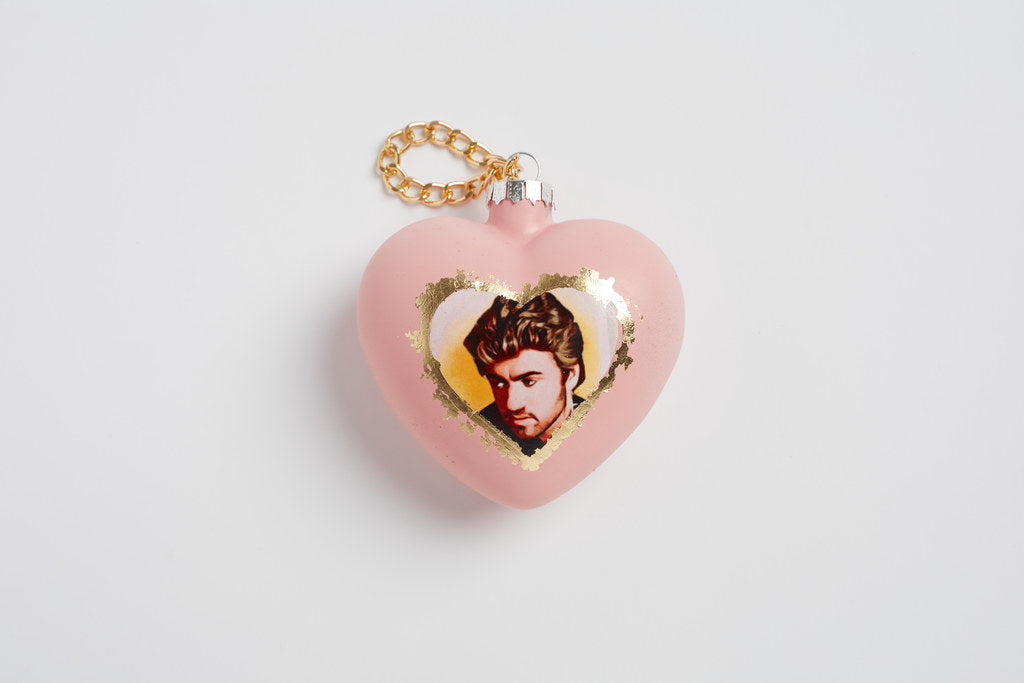 George’s Michael Christmas pink bauble