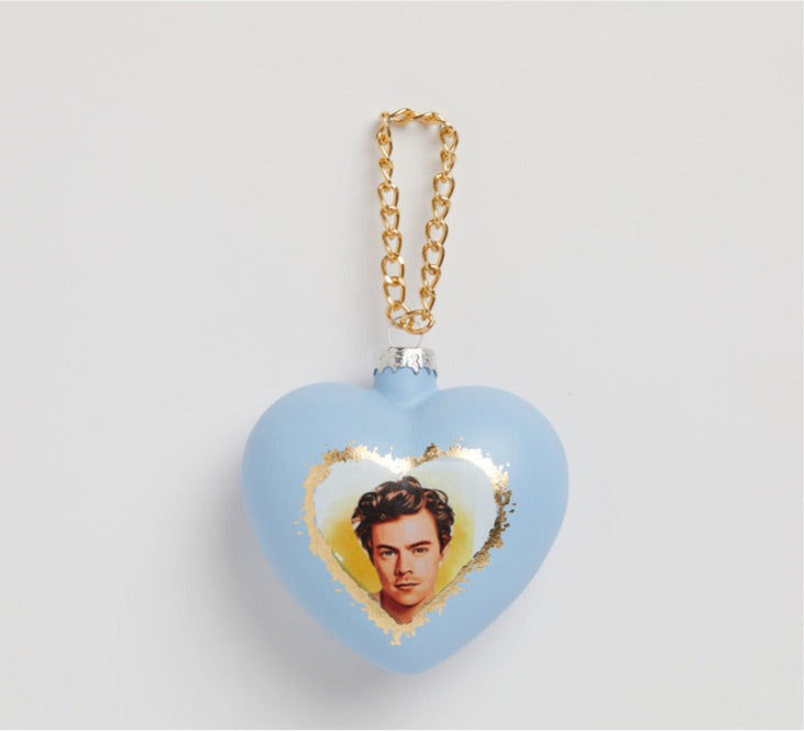 Harry Styles Christmas Blue bauble