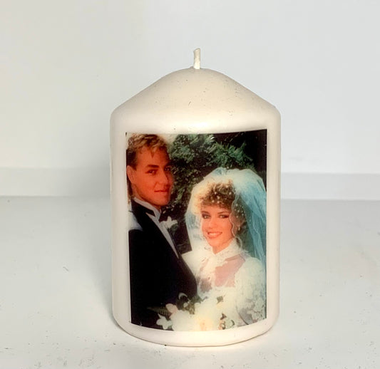 Scott and Charlene candle